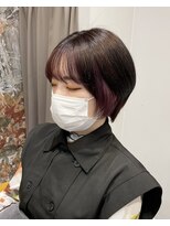 カルナ バイ エルモ(calna by ELMO)&nbsp;くびレイヤーエモージュデザインカラーベージュミディ