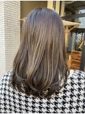 【トガシ】ブリーチなしアッシュ系カラー