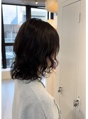 20代30代ボブレイヤーパーマ簡単スタイリング