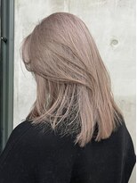 ソルトウォーター(SALT WATER) レイヤーカット/グレージュ/韓国ヘアー/ブリーチあり/恵比寿/