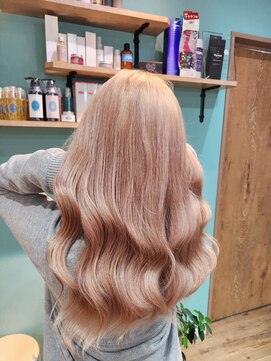 ミラシィ 成田(Mirashy) ブロンドベージュのブリーチカラー[成田駅]