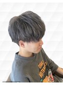 シルバーグレージュ×マッシュ