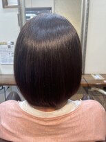 ピース 大島店 カット、艶カラー、髪質改善トリートメント(髪質改善カラー)