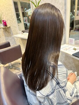 ヘアーエポック(hair epoque) 大人美人艶髪アッシュブラウン