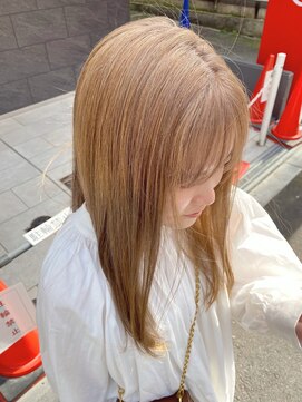 フレーム なんば店(FRAME) 透明感抜群のベージュ◎ブリーチあり