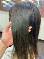 ファイン 滝川店(Fine)&nbsp;20代30代　ブリーチなし透明感◎オリーブアッシュストレート