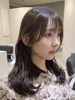 ノーレン 銀座(NOREN)&nbsp;グレーベージュ/レイヤーロング/ナチュラル/前髪似合わせ/銀座