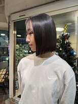 ヘアーアンドメイク ビス(HAIR&MAKE bis)&nbsp;切りっぱなしボブ/パッツンロブ【NOKA】