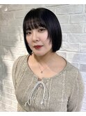 タッセルボブ×顔まわりレイヤー