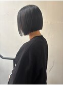 襟足スッキリまるみ大人キレイなショートぱつっとボブ 30代40代