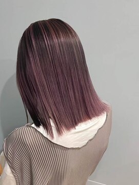 ヘアーラニッシュ 三郷中央店(hair Lanish) ピンクラベンダー/バレイヤージュ/20代30代40代