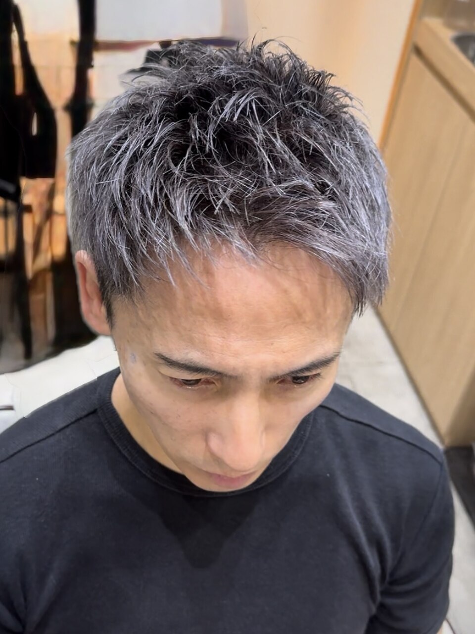 大人イケオジシルバーツーブロックスタイル：L252661628｜ソレリア