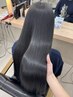 ハイ透明感◎ ブリーチなしダブルカラー＋トリートメント  ￥15400