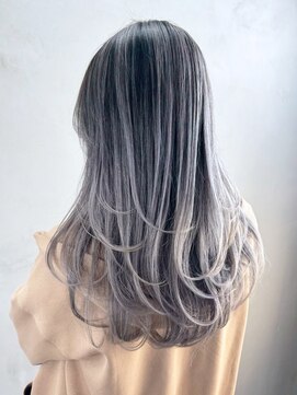 アルバム 新宿(ALBUM SHINJUKU) 韓国ヘアハイライトカラーブリーチロングおくれ毛_ba555942