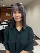 シクネ 新潟駅 万代(SHICUNE)&nbsp;【新潟/万代】ブロックカラー　ポイントカラー　ハイトーン