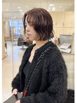 モリオ フロム ロンドン サッポロファクトリー店(morio FROM LONDON) morio札幌 札幌ボブ 秋カラー 暖色カラー