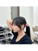 髪質改善 艶髪 愛され 韓国風 前髪カット 小顔 梅田