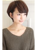 20代30代40代大人可愛いショート　耳掛け