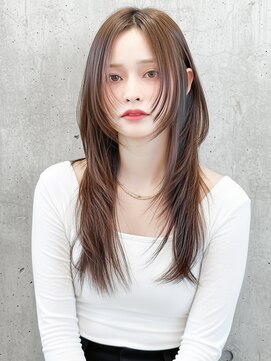 ニューヨークニューヨーク 垂水店(NYNY) 韓国風ｘシースルーバングｘエギョモリｘタンバルモリｘレイヤー