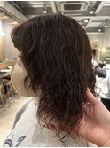 冬◎無造作ニュアンスパーマ×モードミディ20代30代