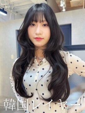 アミー 池袋(Ammy) himeri/ミインパーマ/コテ巻き風パーマ/レイヤーカット/池袋