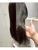 ジェコ ブラン(gecko. brun) ナチュラルストレート/サイドバング/顔まわり #武蔵小山美容室