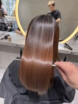 ハーツ 熊本(hearts.)&nbsp;ダークアッシュ/着物ヘア/髪質改善/似合わせカット/大人ガーリー