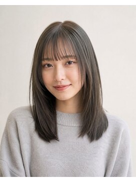 テフカ(Tefca) 暗髪グレージュ/レイヤーカット/北千住