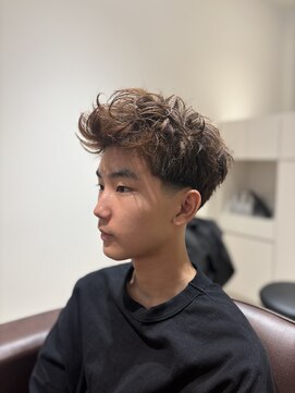 オム グランド(HOMME GRAND) テーパーフェード×テクスチャーフリンジ