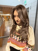 メロウマン(mellowman) ブリーチしなくても驚くほど透明感×バタフライレイヤー【立川】