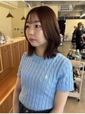 20代30代40代　ミルクブラウン/ ミディアムレイヤー