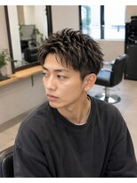 MEN's Baguz MEN'Sカット/ MEN'Sパーマ/ MEN'Sカラー 黒髪ツイストスパイラルメンズパーマ