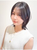 ナチュラルボブ×大人ショートボブ×前髪あり 20代30代40代50代