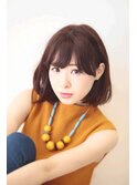 さりげなハイライトのお洒落ボブ！