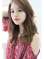 ヘアデザイン ラポール 茨木店(hair design Rapport)&nbsp;外国人風メルトカラーでグラマラスな無造作ウェーブ