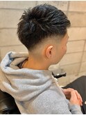 ツイストパーマコンマヘアテクノくせ毛風パーマツーブロックr