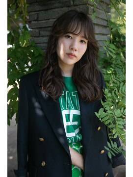 マウロア(MAULOA) 【MAULOA】シースルーバング ラベンダーベージュ