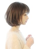 20代30代40代大人可愛いボブ　丸みが可愛いボブスタイル