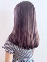 アイティー バイ アルバム 浦和店(IT by ALBUM) ラベンダーロング_オリーブカラーハイライトカラー_ba305622