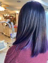 アルファ インタラクティブ エム フラワー(ALUFA interactive.M Flower)&nbsp;20代30代大人可愛い◎ツヤ感ストレート×インナーカラー