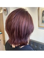 アルマヘアー(Alma hair by murasaki)&nbsp;◎ウルフボブのピンクラベンダーカラー◎