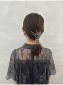 ナチュラルヘアアレンジ