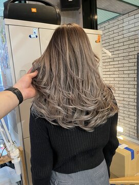 ラフ(LAFF) #黒髪#ボブルフ#ネビージュ#小顔#ワンレン