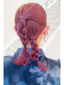 タイドヘア 茨木店(TIDE HAIR) チェリーピンク