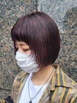 シャロン(SHARON) 【SHARON原宿】深味バイオレット×マッシュボブ