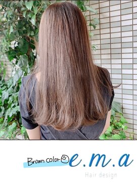 エマヘアデザイン(e.m.a Hair design) ブラウンカラー
