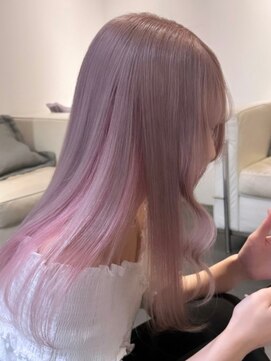 ベレーザ 渋谷(BELEZA) 4290ニュアンスカラーパープルブラックグラデーションカラー