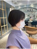 黒髪大人ショートボブ