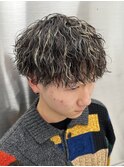 ハイライト縦落ちツイスパ