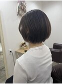 ショートボブ/アッシュベージュ